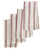 Modern Striped Linen-poly Cloth Dinner Napkin