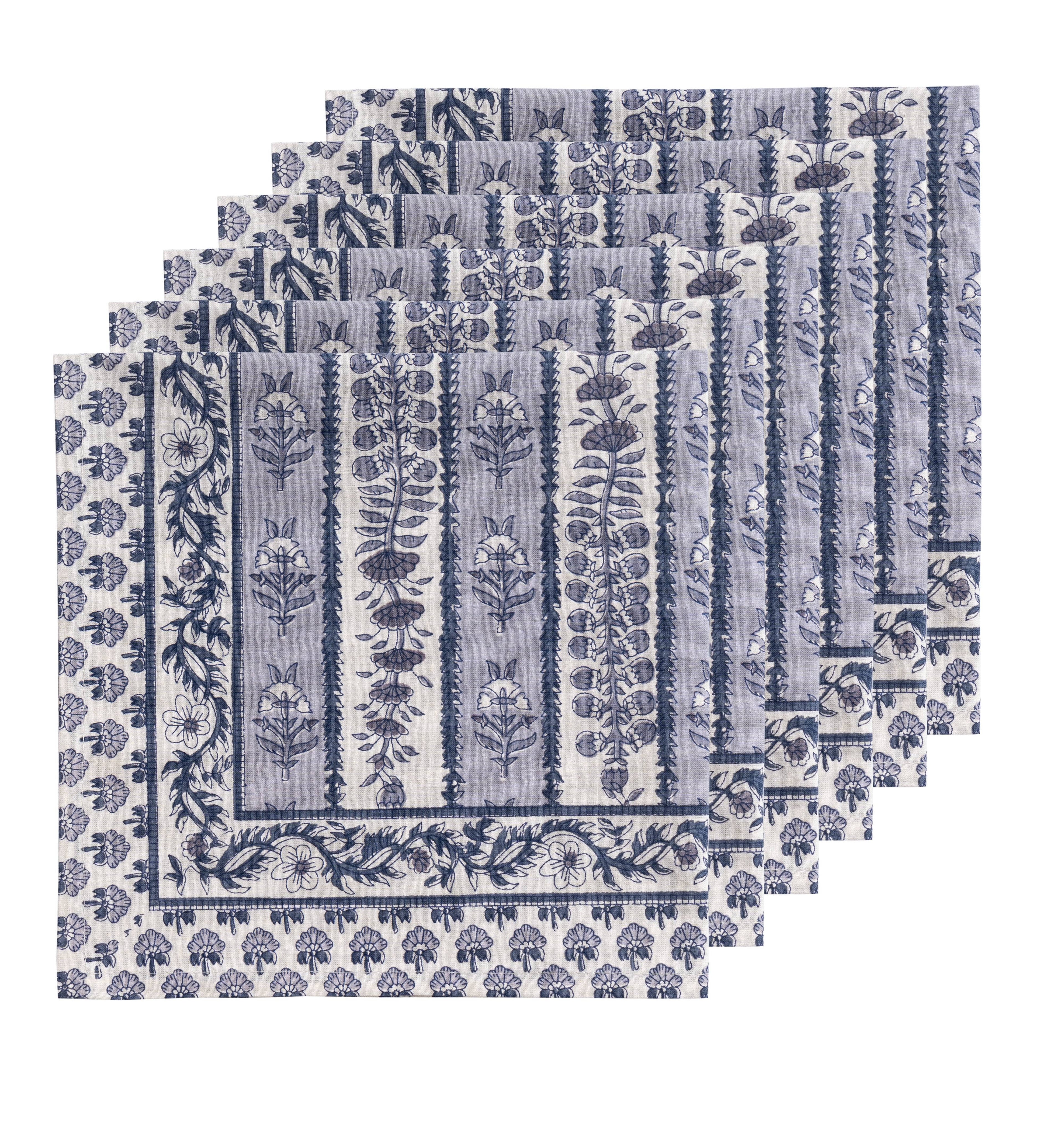 Avignon Napkins Blue & Marine