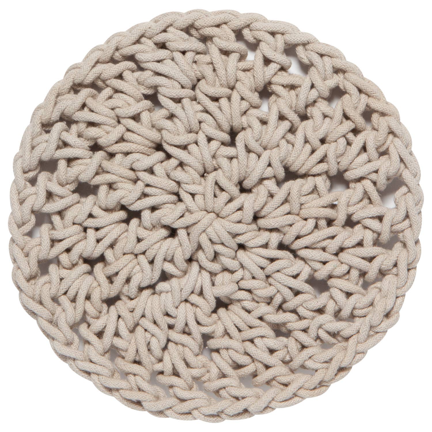 Dove Gray Knotted Trivet