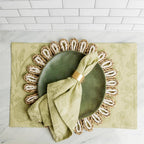 Rabbit & Fern Jacquard Napkin